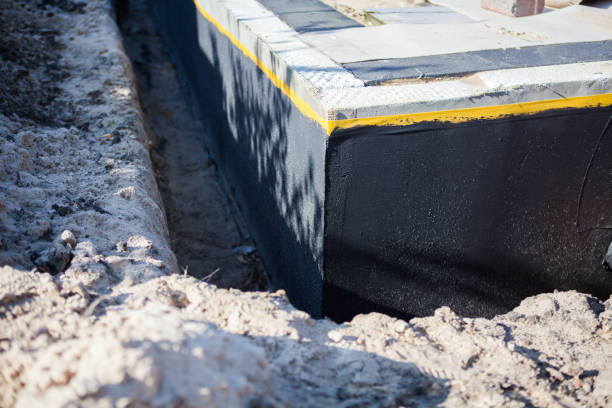 Professional Exterior Waterproofing technician working in Hasbrouck Heights, NJ